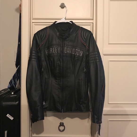 Harley Davidson Riding Jacket & Chaps - Picture 2 of 8